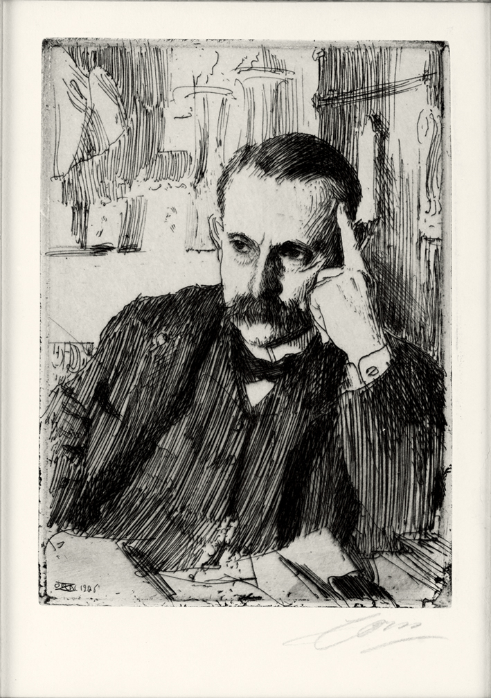  安德斯·莱奥纳德·佐恩 Anders Leonard Zorn —— 佐恩(素描) (99)